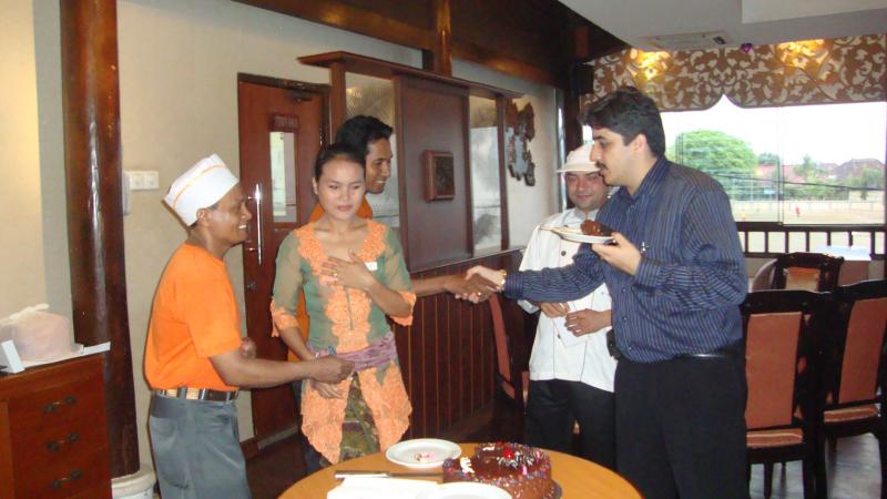 Birth Day Staff, bali indian restaurant, indian food restaurant in bali